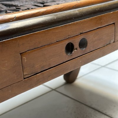 Chinese Rectangular Table in Inlaid Wood, 1970s-YMJ-1811043