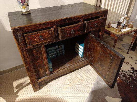 Chinese Stained Fir Sideboard-ZFY-1148474