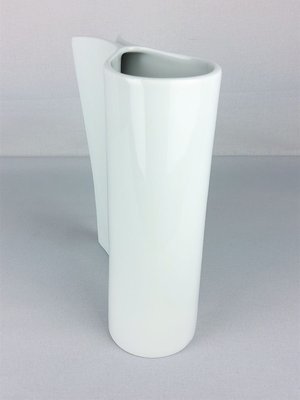 Chinese White Limoges Porcelain Vase from Ramdam Sarian-YBU-933289