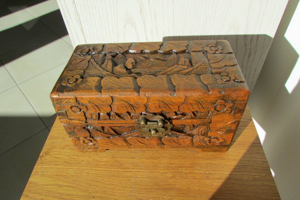 Chinese Wooden Box, Late 19th Century-RDN-2028296