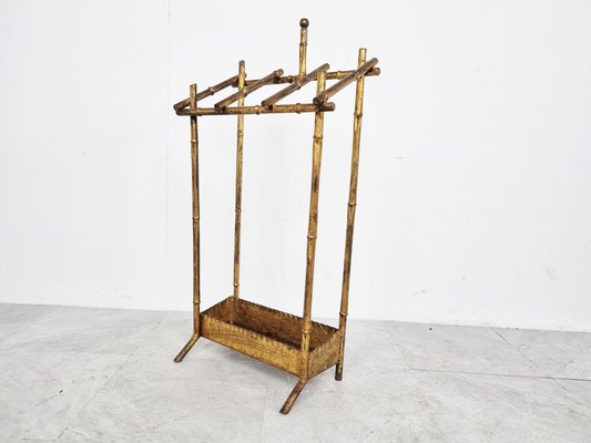 Chinoiserie Style Faux Bamboo Umbrella Stand, 1960s-IRH-1313522