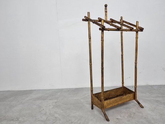 Chinoiserie Style Faux Bamboo Umbrella Stand, 1960s-IRH-1313522