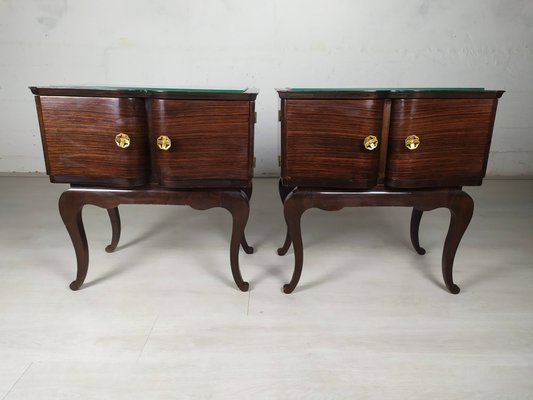 Chippendale Side Tables or Nightstands, 1940s, Set of 2-EAD-874428