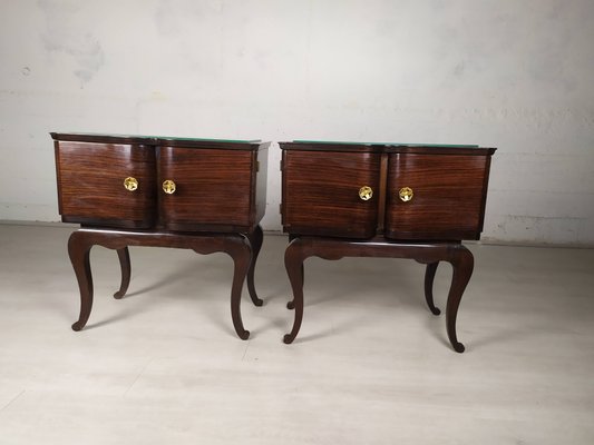 Chippendale Side Tables or Nightstands, 1940s, Set of 2-EAD-874428