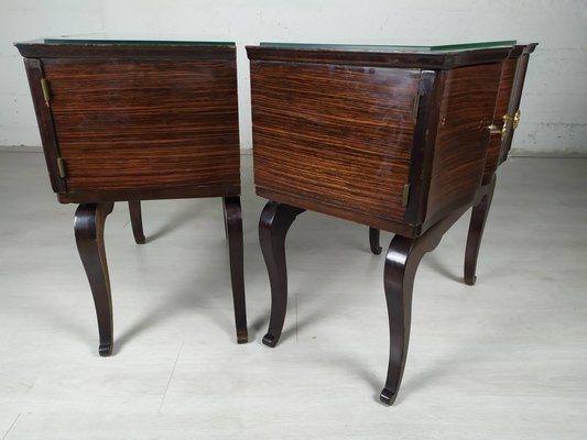 Chippendale Side Tables or Nightstands, 1940s, Set of 2-EAD-874428