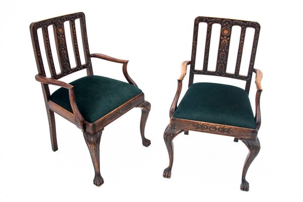 Chippendale Style Armchairs, 1900s, Set of 2-BXB-1785794