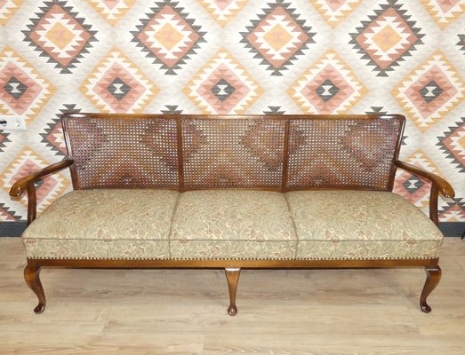 Chippendale style Viennese Weave Gobelin 3-Seater Sofa, 1960s-AFE-1384564