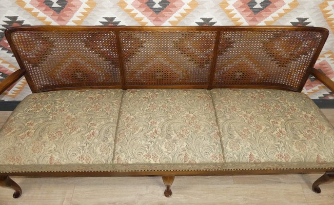 Chippendale style Viennese Weave Gobelin 3-Seater Sofa, 1960s-AFE-1384564