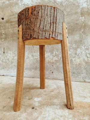 Chopping Block in Pine and Chestnut, 1960s-IFQ-1757005