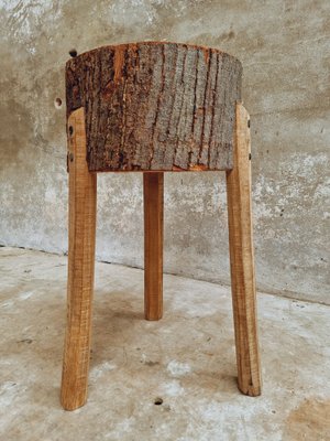 Chopping Block in Pine and Chestnut, 1960s-IFQ-1757005