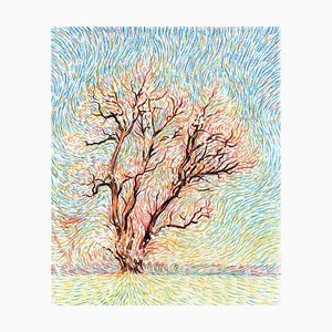 Christian Frederiksen, The Fire Tree, 2018, Chalk Pastel & Acrylic-CHG-2037109