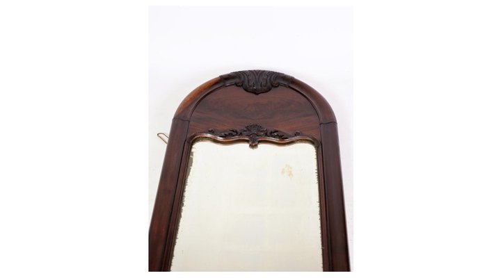 Christian VIII Mirror in Mahogany, 1860s-UY-1281287