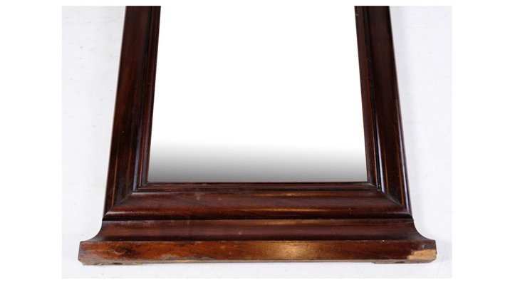 Christian VIII Mirror in Mahogany, 1860s-UY-1281287