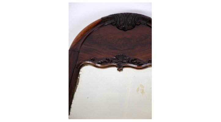 Christian VIII Mirror in Mahogany, 1860s-UY-1281287