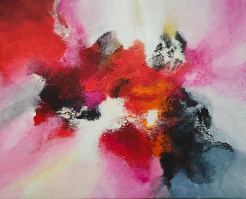 Christiane Hess, Glissment Rouge, 2023, Acrylic on Canvas-CHG-2031113