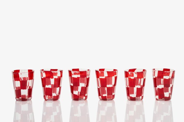 Christmas Cocktails Tumblers, 2004, Set of 6-TKI-2027086