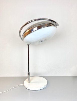 Chrome & Acrylic Glass Adjustable Table Lamp from Reggiani, Italy, 1970s-LYQ-1171560