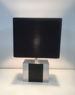 Chrome and Black Lamp-BA-1365802