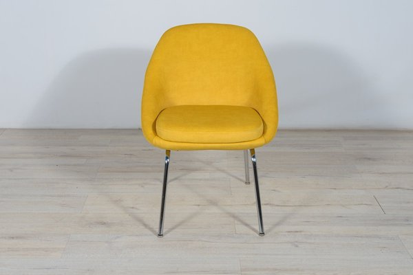 Chrome and Fabric Armchair, 1960s-NIT-1326325