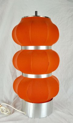 Chrome and Fabric Table Lamp, 1960s-ROJ-725418