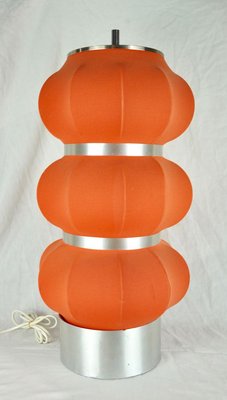 Chrome and Fabric Table Lamp, 1960s-ROJ-725418