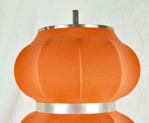 Chrome and Fabric Table Lamp, 1960s-ROJ-725418