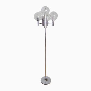 Chrome and Glass Floor Lamp from Kaiser Leuchten, 1960s-OV-573517