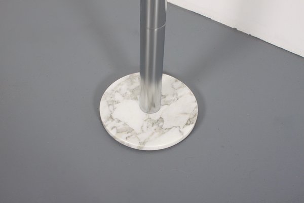 Chrome and Marble Floor Lamp attributed to Pierre Cardin, 1970s-QT-1263361