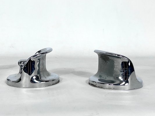 Chrome and Plastic Coat Hangers by Olaf von Bohr for Kartell, 1960s, Set of 3-OT-1417414