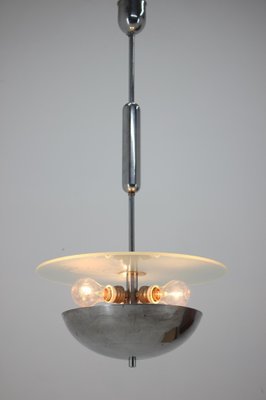 Chrome Bauhaus Pendant Lamp, 1930s-TZ-983688