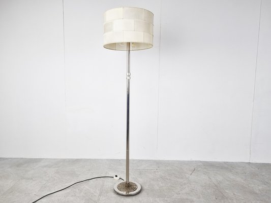 Chrome Brutalist Floor Lamp, 1970s-IRH-1313523