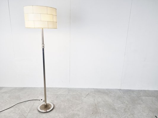 Chrome Brutalist Floor Lamp, 1970s-IRH-1313523