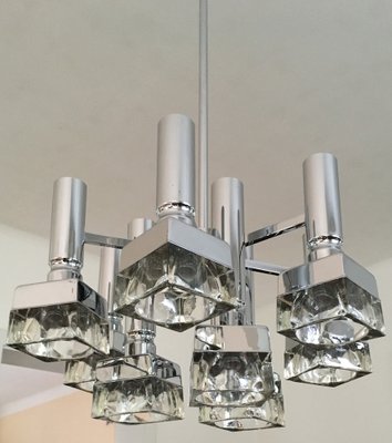 Chrome Ceiling Lamp, 1960s-LXP-1007314