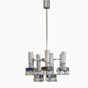 Chrome Ceiling Lamp, 1960s-LXP-1007314