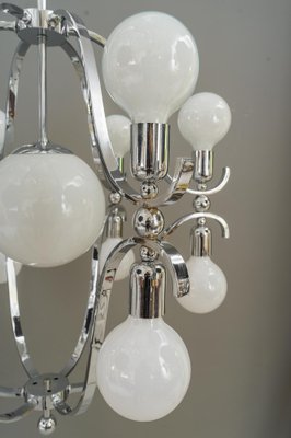 Chrome Chandelier, Vienna, 1920s-SPD-1410937