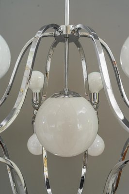 Chrome Chandelier, Vienna, 1920s-SPD-1410937