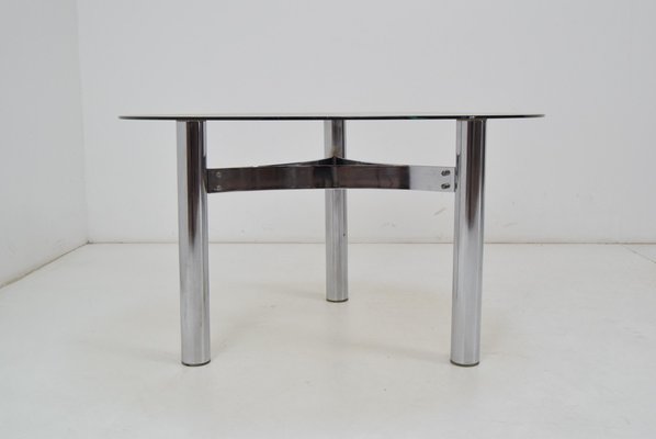 Chrome Coffee or Side Table, Czechoslovakia, 1980s-TZ-933422