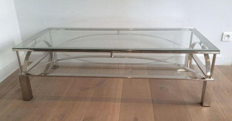 Chrome Coffee Table, 1960s-BA-1365659