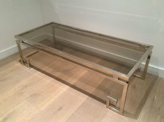 Chrome Coffee Table, 1970s-BA-1365767