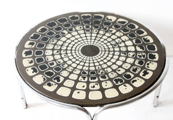 Chrome Coffee Table, 1970s-OXJ-857367