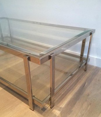 Chrome Coffee Table, 1970s-BA-658595