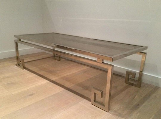 Chrome Coffee Table, 1970s-BA-1365767