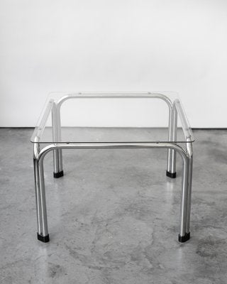 Chrome Coffee Table by Viliam Chlebo for Kodreta, 1980s-QAX-1720043