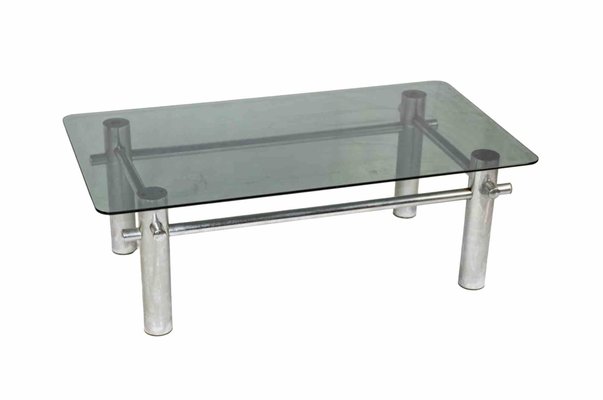 Chrome Coffee Table, Italy, Mid-20th Century-ZCI-1379619