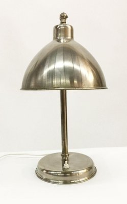 Chrome Desk Lamp with Adjustable Shade, 1930s-UCH-1224935