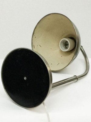 Chrome Desk Lamp with Adjustable Shade, 1930s-UCH-1224935