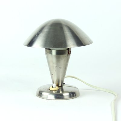 Chrome Mushroom Table Lamp by Josef Jirka for Napako, 1960s-UL-1450831