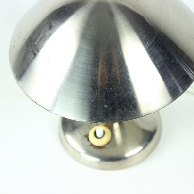 Chrome Mushroom Table Lamp by Josef Jirka for Napako, 1960s-UL-1450831