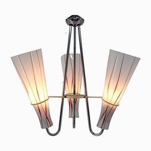 Chrome Pendant Lamp, 1960s-TZ-582535