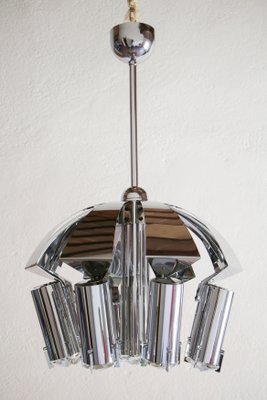 Chrome Pendant Lamp Attributed to Goffredo Reggiani, 1970s-MTX-959804